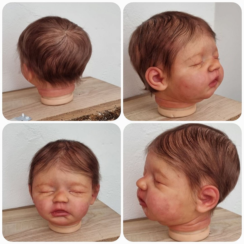 Les petits cheveux du petit Noa sont terminés (En commande)