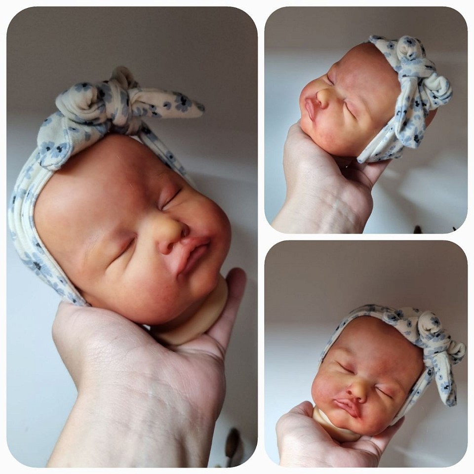 Bébé reborn du kit Mrofka en cours(Elle sera disponible ) N'hésitez pas à la réserver
