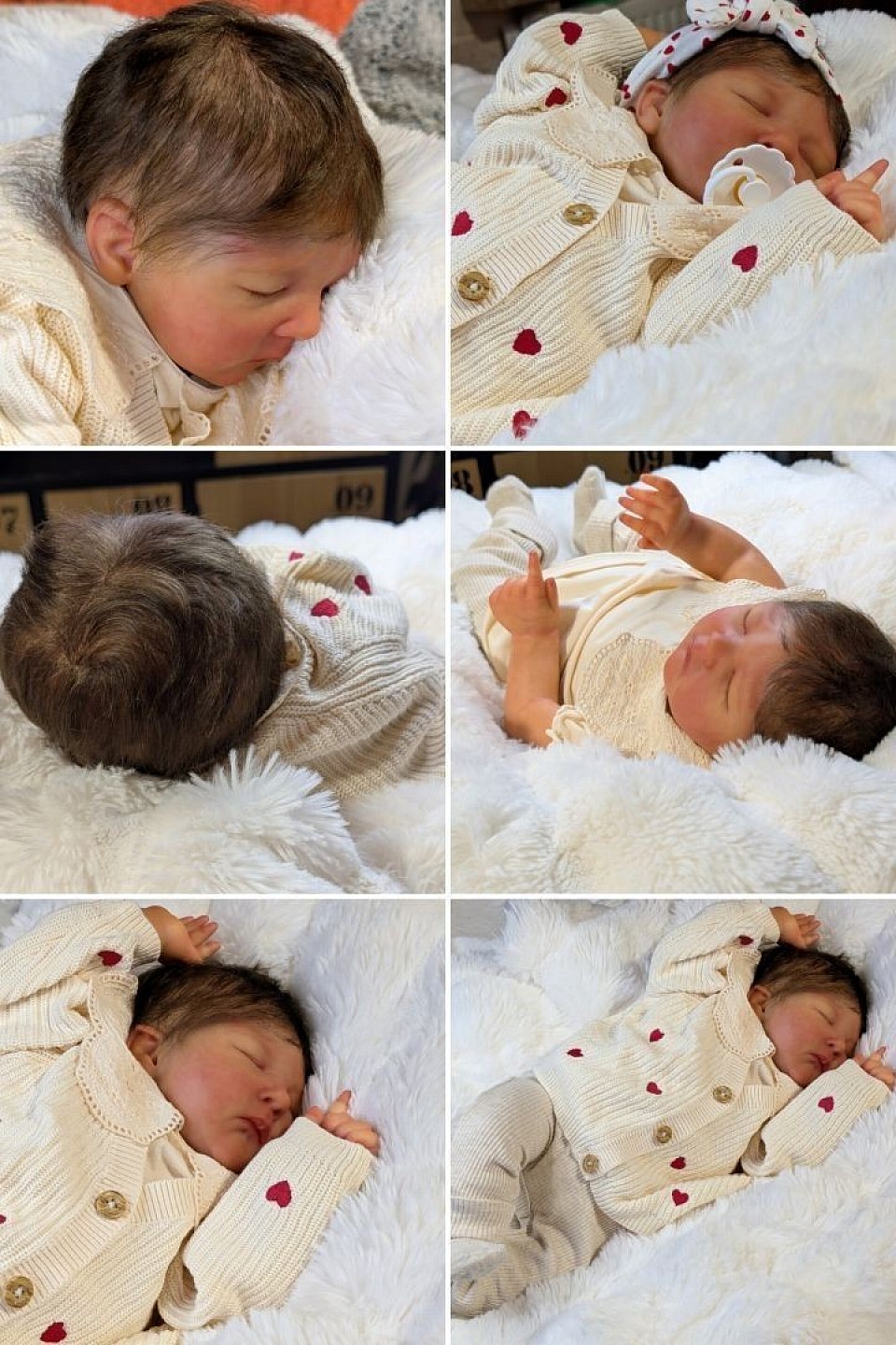 Bébé reborn du kit Callaway de Dawn McLeod ADOPTÉE.  Cc Justine,  elle est très belle,  avec le teint bien typé,  un bb inuit, esquimaux,  et le trousseau est magnifique,  merci beaucoup 😚 ❤️