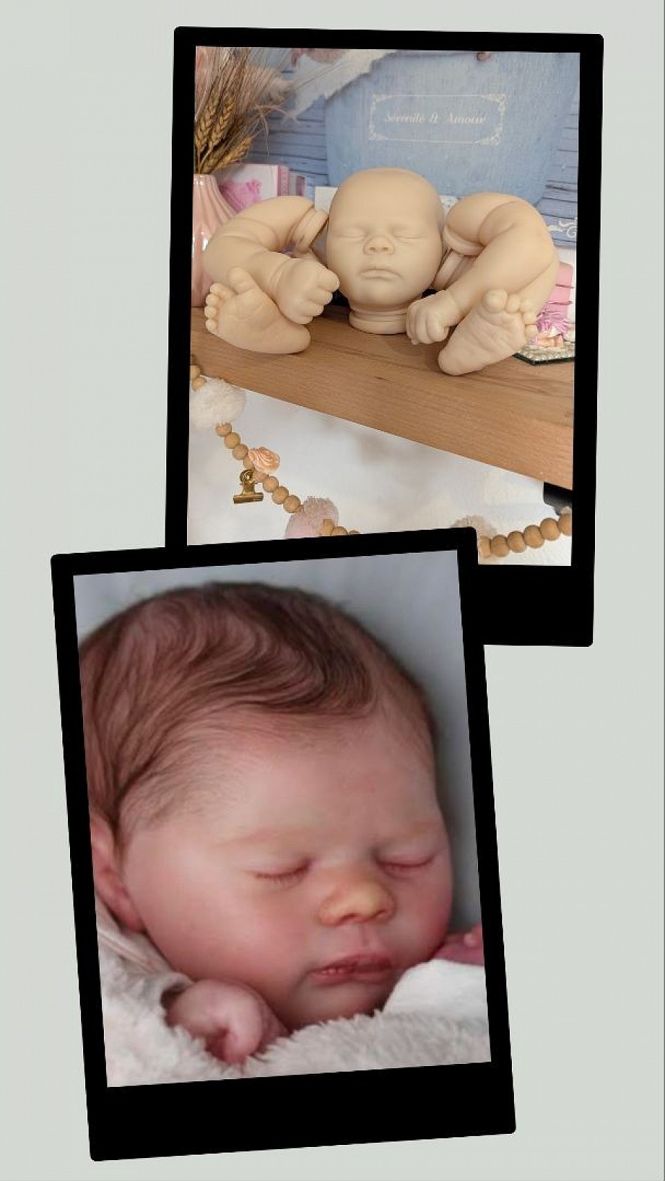 Kit Realborn Jade Sleeping environ 50 cm une fois terminé